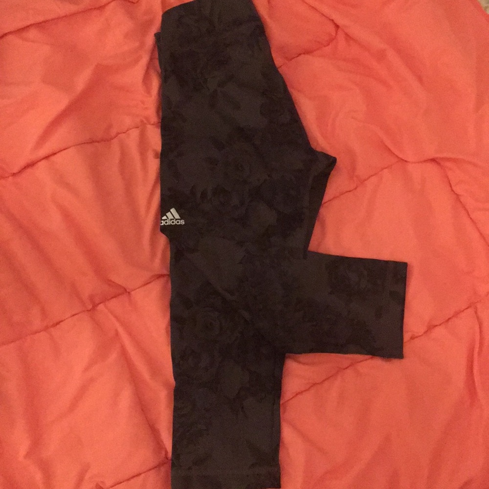 Floral Capri workout pants